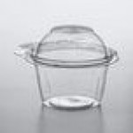 Dart SafeSeal 8 oz. Tamper-Resistant, Tamper-Evident Snack Cup with Dome Lid - 272/Case