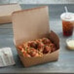Fold-Pak 04BPDINEEM Bio-Plus Dine Kraft Microwavable Paper #4 Take-Out Container 7 3/4 Fold-Pak 04BPDINEEM Bio-Plus Dine Kraft Microwavable Paper #4 Take-Out Container 7 3/4