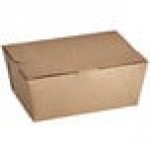 Fold-Pak 04BPDINEEM Bio-Plus Dine Kraft Microwavable Paper #4 Take-Out Container 7 3/4 Fold-Pak 04BPDINEEM Bio-Plus Dine Kraft Microwavable Paper #4 Take-Out Container 7 3/4