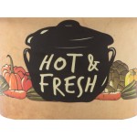 Choice 12 oz. Medley Double Poly-Coated Soup / Hot Food Cup with Vented Paper Lid - 250/Case