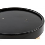 Choice 12 oz. Medley Double Poly-Coated Soup / Hot Food Cup with Vented Paper Lid - 250/Case