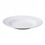 Libbey Slenda 18.5 oz. Royal Rideau White Round Porcelain Entree and Pasta Bowl - Sample