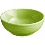 Acopa Capri 19 oz. Deep Sea Cobalt Stoneware Bistro Bowl - Sample