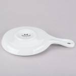 Tuxton GLP-650 TuxTrendz Linx 6.5 oz. Bright White China Skillet - 12/Case