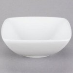Tuxton GLP-650 TuxTrendz Linx 6.5 oz. Bright White China Skillet - 12/Case