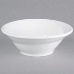 Tuxton GLP-650 TuxTrendz Linx 6.5 oz. Bright White China Skillet - 12/Case