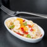 Libbey BW-014 Chef's Selection II 5.25 oz. Ultra Bright White Porcelain Oval Bowl - 24/Case