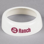 TableCraft CM15 Imprinted White Plastic 