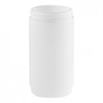 Carlisle PS601NC02 Store 'N Pour PourPlus 1 Qt. White Container with White Spout / Neck and Cap