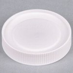Carlisle PS601NC02 Store 'N Pour PourPlus 1 Qt. White Container with White Spout / Neck and Cap