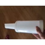 Carlisle PS601NC02 Store 'N Pour PourPlus 1 Qt. White Container with White Spout / Neck and Cap
