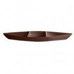 G.E.T. Enterprises BT319MC Bugambilia 6.9 Qt. Classic Textured Finish Mocha Resin-Coated Aluminum Deep Boat with Dividers