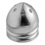 TableCraft 81 2 oz. Metro Glass Salt and Pepper Shaker with Nickel Plated Steel Top - 24/Case TableCraft 81 2 oz. Metro Glass Salt and Pepper Shaker with Nickel Plated Steel Top - 24/Case