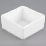 Libbey 905356010 Slenda 2.25 oz. Royal Rideau White Square Porcelain Stacking Ramekin - 36/Case Libbey 905356010 Slenda 2.25 oz. Royal Rideau White Square Porcelain Stacking Ramekin - 36/Case