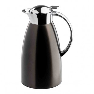 TableCraft 68 oz. Black Stainless Steel Coffee Carafe 12682 - 6/Case TableCraft 68 oz. Black Stainless Steel Coffee Carafe 12682 - 6/Case
