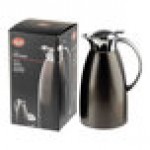 TableCraft 68 oz. Black Stainless Steel Coffee Carafe 12682 - 6/Case