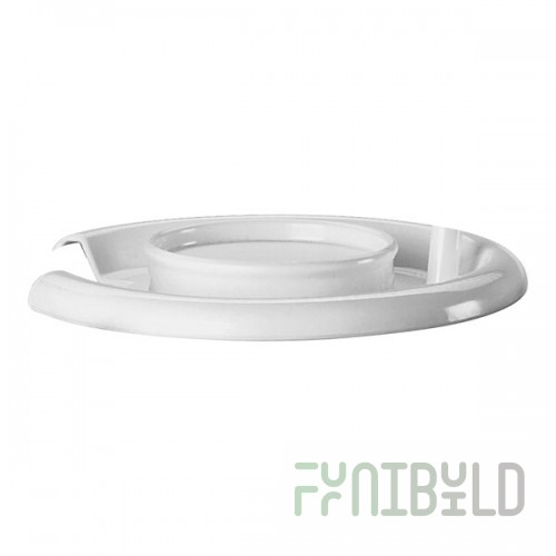 Bormioli Rocco Kufra from Steelite International White Plastic Lid - 6/Case