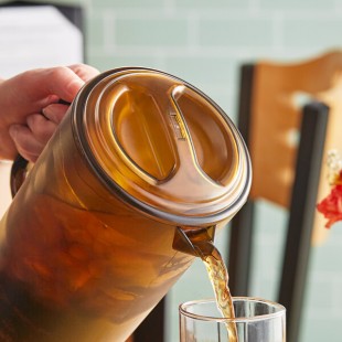 GET LID-3064-1-A Amber Replacement Lid for 64 oz. Textured Pitcher GET LID-3064-1-A Amber Replacement Lid for 64 oz. Textured Pitcher