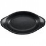 Hall China from Steelite International HL5210AFCA Foundry 10 oz. Black China Rarebit / Au Gratin Dish - 24/Case Hall China from Steelite International HL5210AFCA Foundry 10 oz. Black China Rarebit / Au Gratin Dish - 24/Case