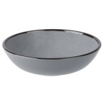 Elite Global Solutions DB8225M Mojave Vintage California 32 oz. Gray Round Crackle Bowl - 6/Case Elite Global Solutions DB8225M Mojave Vintage California 32 oz. Gray Round Crackle Bowl - 6/Case
