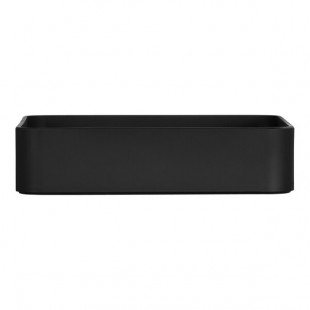 Cal-Mil Hudson 160 oz. Black Square Melamine Bowl