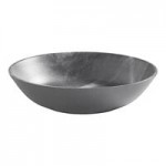 American Metalcraft Mix & Matte 137 oz. White Marble Melamine Bowl American Metalcraft Mix & Matte 137 oz. White Marble Melamine Bowl