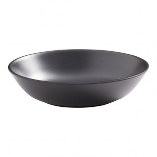 American Metalcraft Mix & Matte 16 oz. Matte Black Melamine Coupe Bowl American Metalcraft Mix & Matte 16 oz. Matte Black Melamine Coupe Bowl