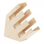 Cal-Mil Blonde Maple Wood Two Tier Organizer