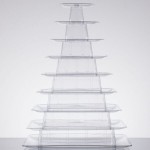 Matfer Bourgeat 681590 9-Tier Clear Macaron Pyramid Display Stand Matfer Bourgeat 681590 9-Tier Clear Macaron Pyramid Display Stand