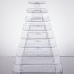 Matfer Bourgeat 681590 9-Tier Clear Macaron Pyramid Display Stand Matfer Bourgeat 681590 9-Tier Clear Macaron Pyramid Display Stand