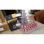 Matfer Bourgeat 681590 9-Tier Clear Macaron Pyramid Display Stand Matfer Bourgeat 681590 9-Tier Clear Macaron Pyramid Display Stand