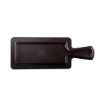 Elite Global Solutions M510RC Fo Bwa Rectangular Faux Hickory Wood Serving Board with Handle - 10 1/2 Elite Global Solutions M510RC Fo Bwa Rectangular Faux Hickory Wood Serving Board with Handle - 10 1/2