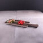 Elite Global Solutions M510RC Fo Bwa Rectangular Faux Hickory Wood Serving Board with Handle - 10 1/2 Elite Global Solutions M510RC Fo Bwa Rectangular Faux Hickory Wood Serving Board with Handle - 10 1/2