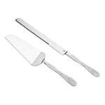 American Metalcraft 2-Piece Hammered Stainless Steel Dessert Serving Utensils Set American Metalcraft 2-Piece Hammered Stainless Steel Dessert Serving Utensils Set