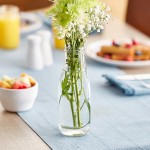 Acopa 14 oz. Customizable Glass Milk Bottle - 12/Case