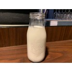 Acopa 14 oz. Customizable Glass Milk Bottle - 12/Case