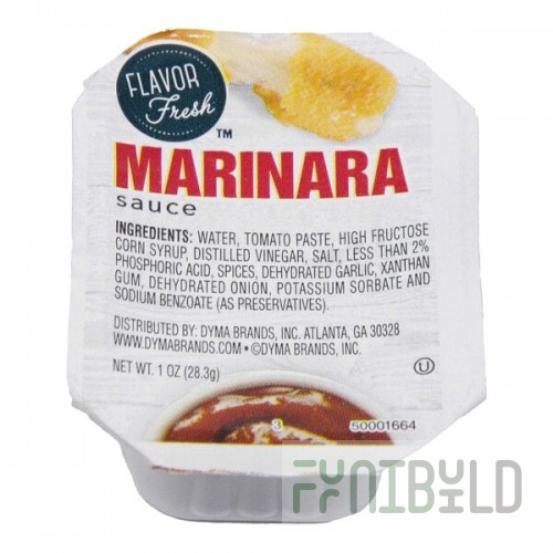Marinara Sauce 1 oz. Portion Cup - 100/Case