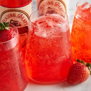 Reading Soda Works Strawberry Cream 12 fl. oz. - 12/Case Reading Soda Works Strawberry Cream 12 fl. oz. - 12/Case
