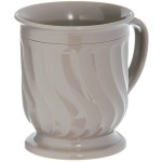 Dinex DX300031 Turnbury 8 oz. Latte Insulated Mug with Pedestal Base - 48/Case Dinex DX300031 Turnbury 8 oz. Latte Insulated Mug with Pedestal Base - 48/Case
