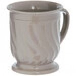 Dinex DX300031 Turnbury 8 oz. Latte Insulated Mug with Pedestal Base - 48/Case Dinex DX300031 Turnbury 8 oz. Latte Insulated Mug with Pedestal Base - 48/Case