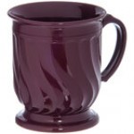 Dinex DX300031 Turnbury 8 oz. Latte Insulated Mug with Pedestal Base - 48/Case Dinex DX300031 Turnbury 8 oz. Latte Insulated Mug with Pedestal Base - 48/Case