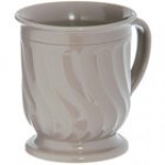 Dinex DX300031 Turnbury 8 oz. Latte Insulated Mug with Pedestal Base - 48/Case Dinex DX300031 Turnbury 8 oz. Latte Insulated Mug with Pedestal Base - 48/Case