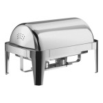 Acopa Supreme 8 Qt. Full Size Gold Accent Roll Top Chafer Acopa Supreme 8 Qt. Full Size Gold Accent Roll Top Chafer