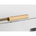 Acopa Supreme 8 Qt. Full Size Gold Accent Roll Top Chafer Acopa Supreme 8 Qt. Full Size Gold Accent Roll Top Chafer