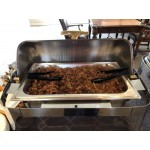 Acopa Supreme 8 Qt. Full Size Gold Accent Roll Top Chafer Acopa Supreme 8 Qt. Full Size Gold Accent Roll Top Chafer