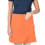 Intedge Orange Poly-Cotton 4-Way Waist Apron - 38