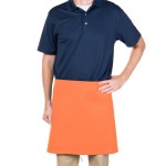 Intedge Orange Poly-Cotton 4-Way Waist Apron - 38