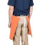 Intedge Orange Poly-Cotton 4-Way Waist Apron - 38