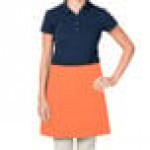 Intedge Orange Poly-Cotton 4-Way Waist Apron - 38