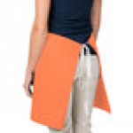 Intedge Orange Poly-Cotton 4-Way Waist Apron - 38